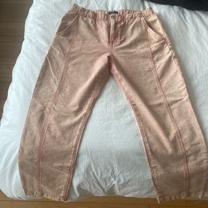 NWOT 7 for all Mankind coral jeans